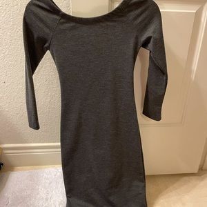 Zara long grey dress